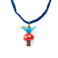 bird on mushroom totem
