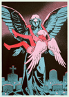 Angel Small Riso Print