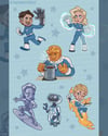 Fantastic Four sticker sheet