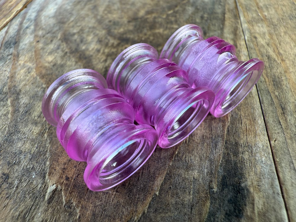 Image of •1 Per Person• Large Pinkish Purple Jelly Shoes