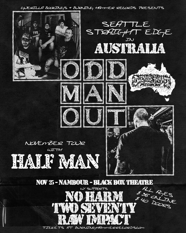 Odd Man Out - NAMBOUR ALL AGES TICKET - Nov 25