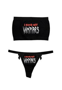 Image 1 of A BLOODY GOOD TIME TUBE TOP SET