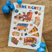 Game Night Sticker Sheet