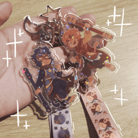 Image 2 of LMK Wukong & Six-Eared Macaque keychains and lanyards