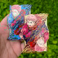 Image 1 of King of Clubs Pin (Sandblast Card) 