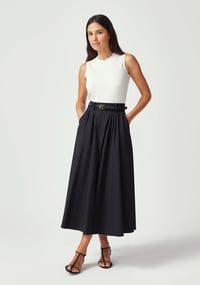 Image 1 of untouched world gianna skirt black