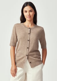 Image 2 of untouched world orna cardigan cobble stone