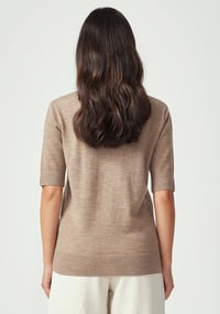 Image 3 of untouched world orna cardigan cobble stone