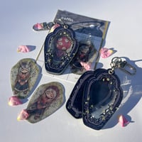 Image 1 of lenticular coffin charm set