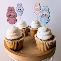 Image 4 of Cute Lafufu Cupcake Toppers  Sets de 12 y 24