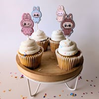 Image 3 of Cute Lafufu Cupcake Toppers  Sets de 12 y 24