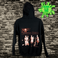 Image 1 of Night of the Living Dead hoodie - front and rear prints!