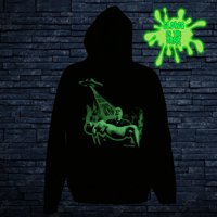 Image 2 of Plan 9 from Outer Space hoodie - front and rear prints!