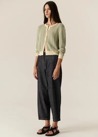 Image 2 of pol avrid barrel pant chambray