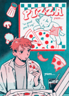Pizza Small Riso Print