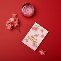 Image 5 of Salam Baby Card – Watermelon Themed New Baby Card 