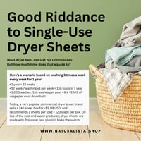 Image 4 of XL Wool Dryer Balls + Scent – 100% New Zealand Wool