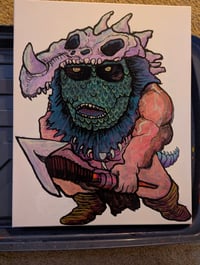 Reptilly Original Painting 