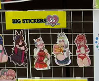 Image of uma musume 5in big stickers