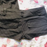 Image 3 of Black & White Pinstripe Set