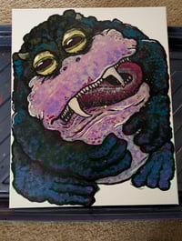Fanged Toad Original Painting 