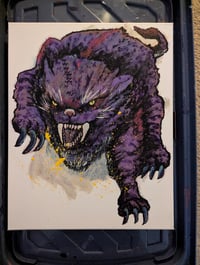 Feral Feline Original Painting 