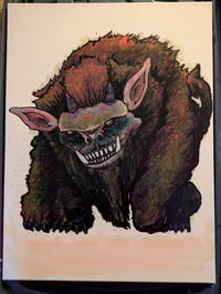 Devil Bear Original Painting 