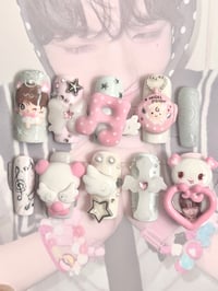 Image 1 of  (\ ^v^)/ ~ Custom Nail set 