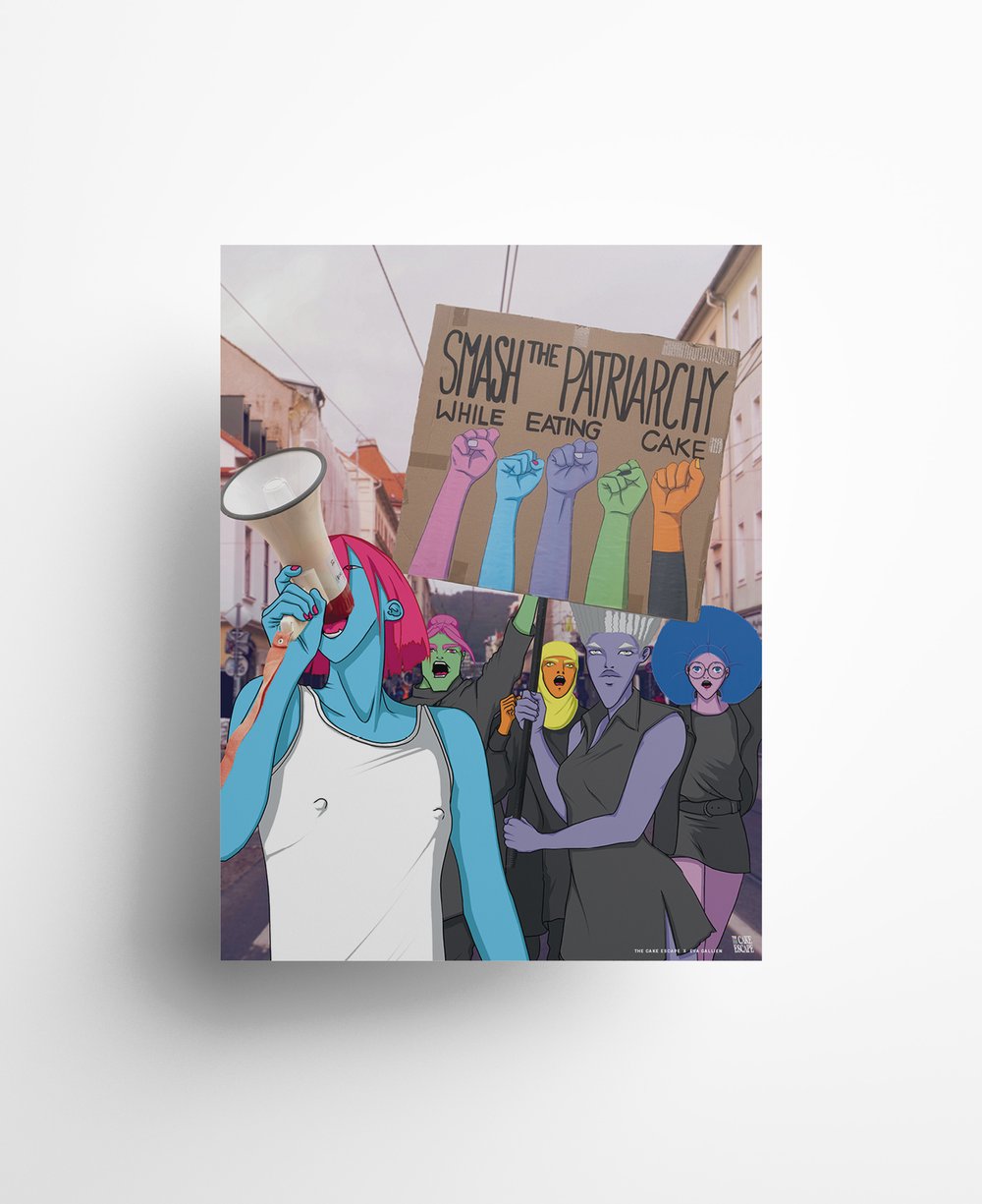 Image of Poster - Smashing the Patriarchy while eating Cake