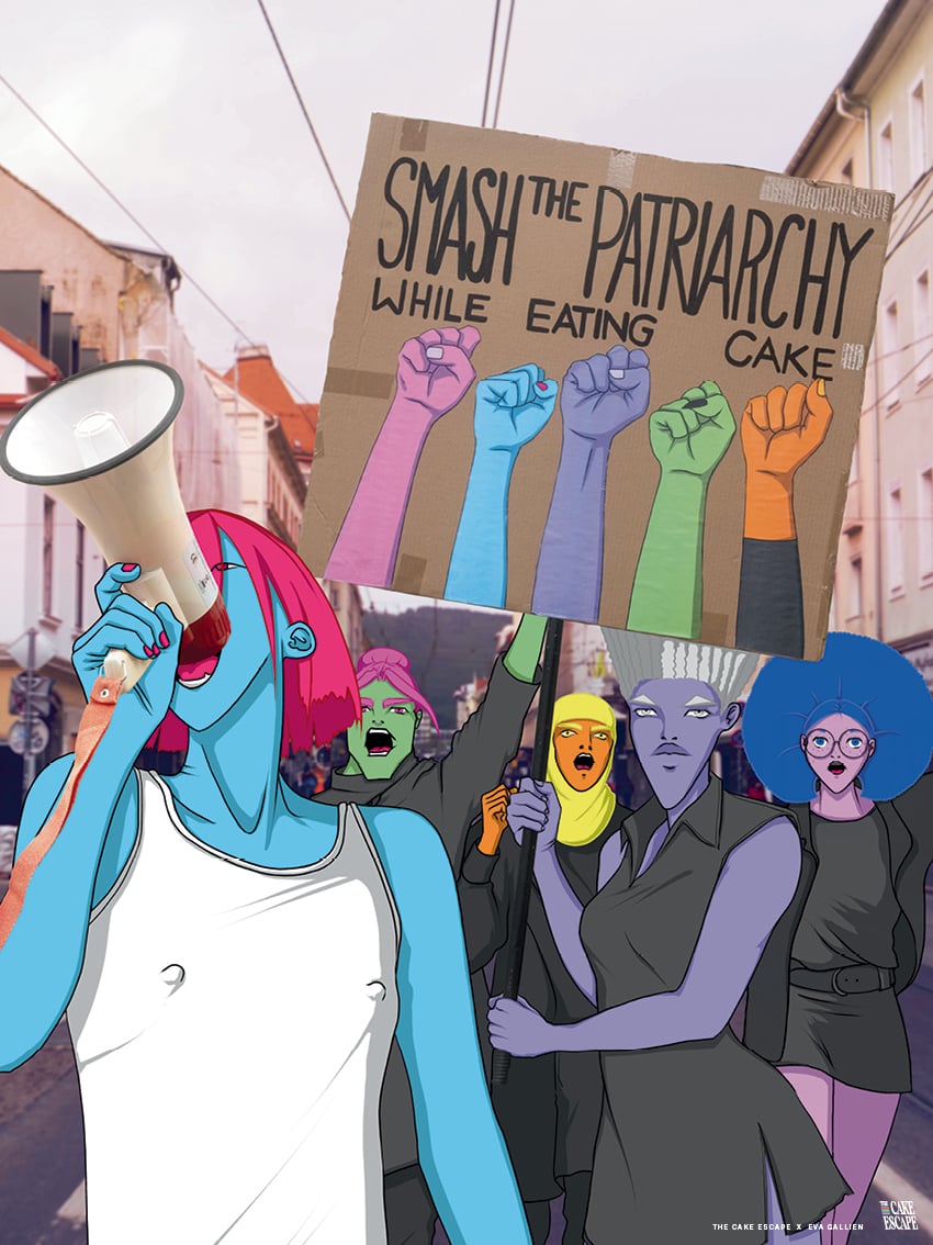 Image of Poster - Smashing the Patriarchy while eating Cake