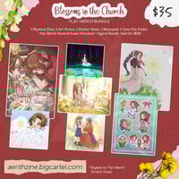 Image 1 of Blossoms in the Church - Flat Merch Bundle