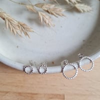Image 1 of New Dotted round studs 