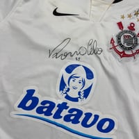 Image 3 of Corinthians Home Shirt 2009 (L) Ronaldo 9 - SIGNED