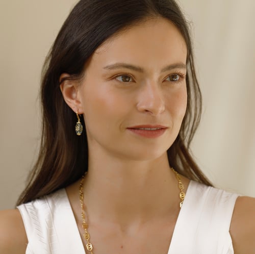 Image of Boucles d'oreilles Olivine