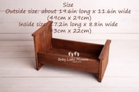Image 2 of Rustic wooden bed