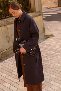 Image 2 of Abrigo Scott Azul Marino