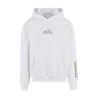 Image 2 of Sweat Blanc à capuche manche personnalisable 