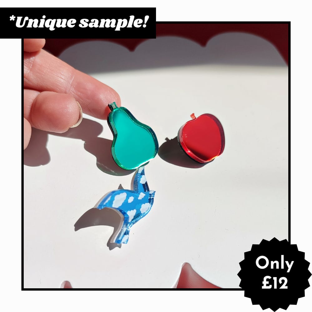 Image of Cute Art Pins Inspired by Mari & Magritte