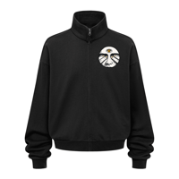 Image 1 of JST TRUST Unisex Brushed Stand-Collar Zip-up Jacket 