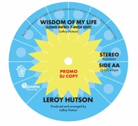 Image 2 of LeRoy Hutson - Wisdom Of My LIfe. / Small hole  "DJ COPY"  / 45rpm. 7-inch Vinyl  