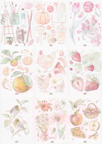 Image 2 of watercolor comfort prints