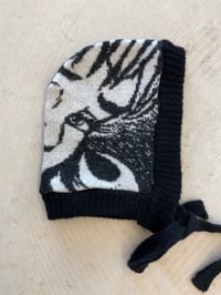 Image 3 of Merino wool bonnet hat 
