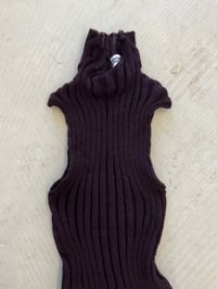 Image 1 of Merino knitted ribb top Berlin plum 