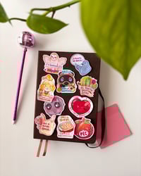 pack de stickers "i want it all"