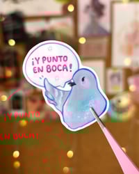¡y punto en boca! - sticker