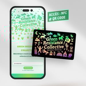Image of Carte de membre du « GREEN RESISTANCE COLLECTIVE »