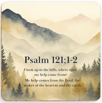 Image 2 of Coaster Set “Psalm 121”