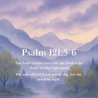 Image 4 of Coaster Set “Psalm 121”