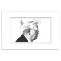 Image 2 of Donald Trump | 4x6 | Original Ink Drawing