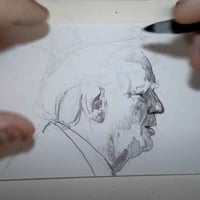 Image 3 of Donald Trump | 4x6 | Original Ink Drawing